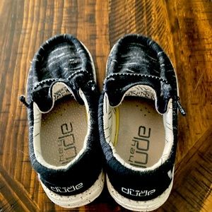 Stretch Black Hey Dudes for Toddler